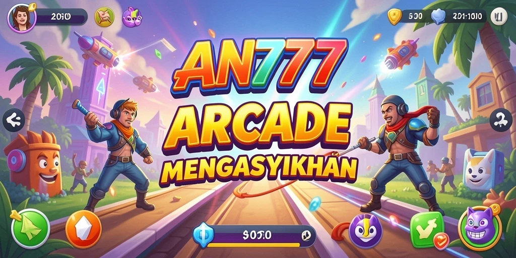 Tangkapan layar AN777 menampilkan gameplay arcade yang seru dan menantang.