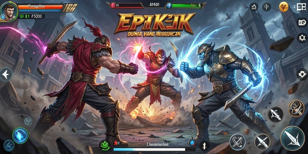 Tampilan aksi yang mendebarkan dalam gameplay API5000.