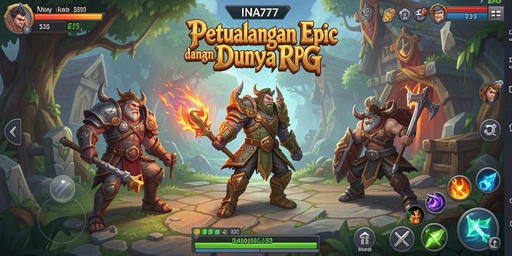 Tampilan gameplay yang memukau di <strong>INA777</strong>, siap untuk menaklukkan dunia RPG.