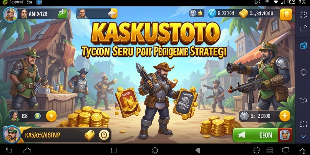 Tampilan gameplay KASKUSTOTO yang menarik dan penuh strategi Tycoon.