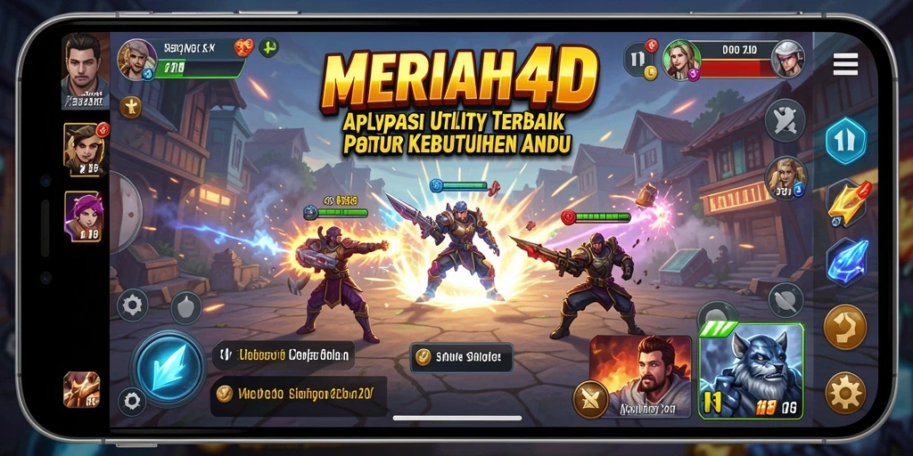 Tampilan antarmuka MERIAH4D yang modern dan menarik.