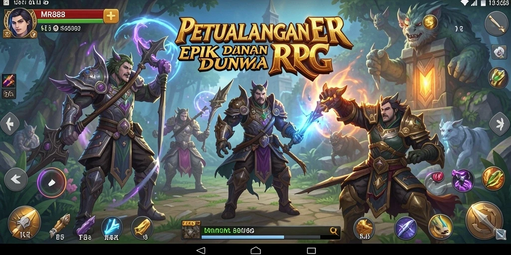 Gameplay RPG mendalam dengan petualangan yang seru dan grafis menawan.