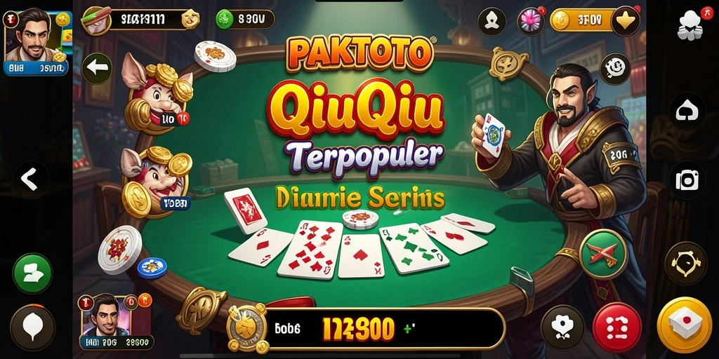 Tampilan gameplay seru PAKTOTO dalam bermain QiuQiu.