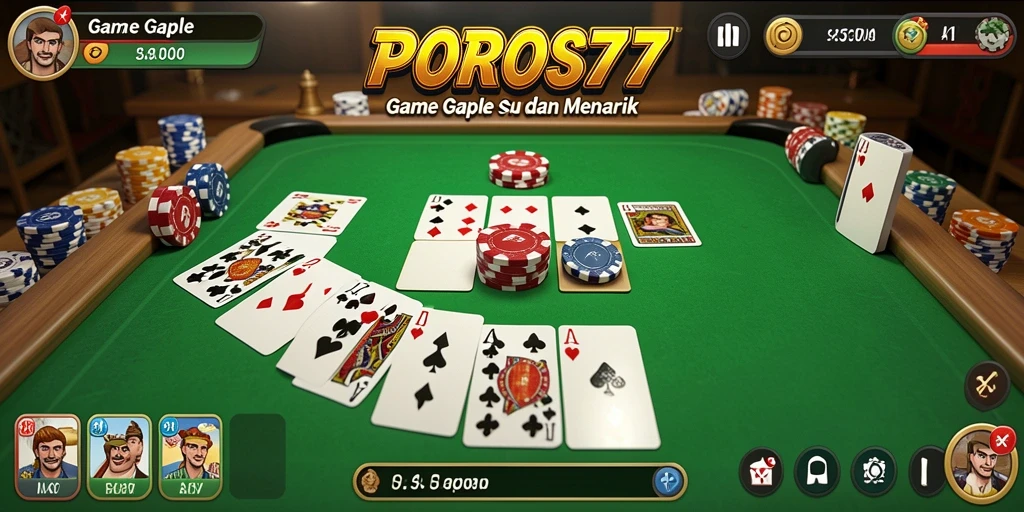 Tampilan gameplay POROS77 yang menarik dan interaktif.