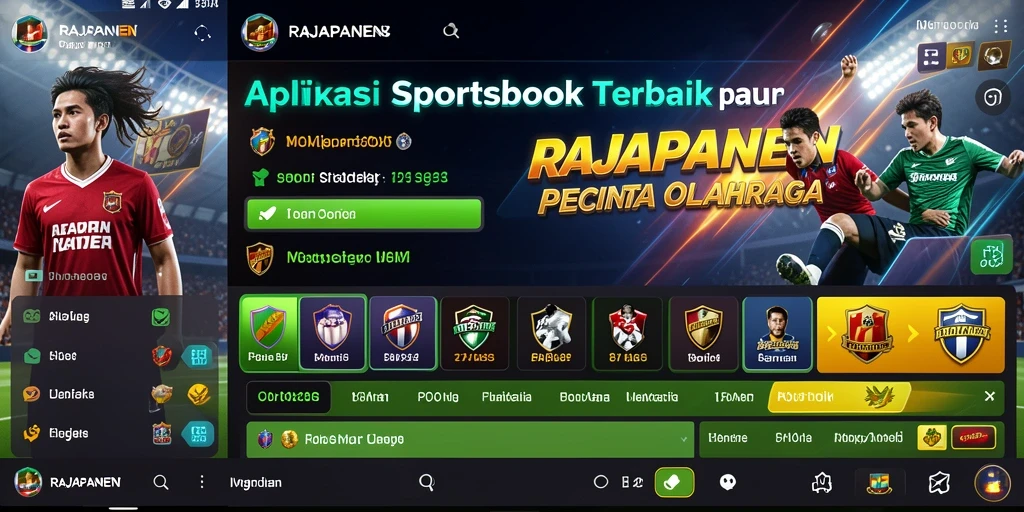 Screenshot gameplay RAJAPANEN yang menunjukkan taruhan langsung dan statistik.