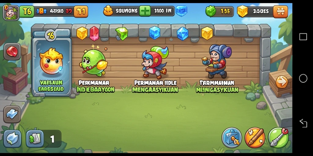 Tampilan gameplay T6 yang menarik dan penuh warna.